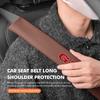 For Volkswagen VW Long Car Seat Belt Shoulder Pad Leather Pressure Relief Cushion Golf 4 5 6 7 GTI Tiguan Passat B5 B6 B7 CCNI9