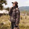 Demana Damen Kurze Daunen-Pufferjacke 90% Daunen