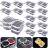 5/10/20pcs Disposable Sauce Cups PP Plastic, Food-Grade Dipping Containers for Takeout Party Salsa Soy Sauce