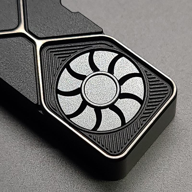 Right " Shift " Keycap Graphics Card RTX 3080 2.75u Metal Key Cap CNC