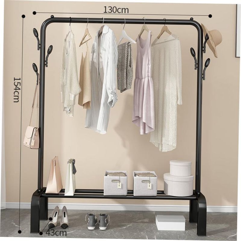 Hanging Clothes Rack One-pole Hanger Bedroom Simple Drying