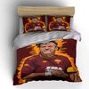 Illustrated football player design. Bedding sets Duvet cover sets Duvet covers Pillowcases(1* Duvet Cover 2* Pillowcases without duvet insert)