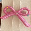 Girl Hairpin Rhinestone Inlays Three-Dimensional Bow Design Hair Pin Fixes Broken Bangs Hair Clip Hair Styling Tool