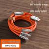 120W Super Fast Charging 3-in-1 Cable for TYPE-C Devices