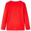 Kids' Long-sleeved Red T-shirt 92/104/116/128/140