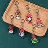 Christmas Keychain Pendant Xmas Tree Elk Snowman Keyring Merry Christmas Decor For Home 2025 Navidad Noel Happy New Year Gift