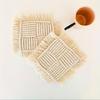 Handmade Cotton Rope Tassel Coaster Bohemian Style Table Mat Coffee Cup Dining Plate Photography Background