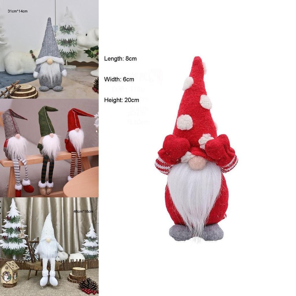 Charming Faceless Doll Christmas Decorations For Delightful Home Ornamentation