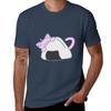 Okayu Onigiri Tshirt Basic Short Sleeve Cotton Blend Tshirt