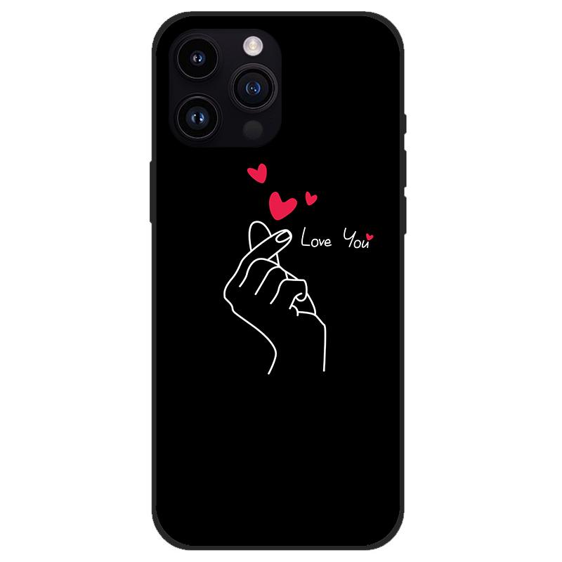 Cases For Apple iPhone15/15Pro/15Plus/15Max Unique Design Soft Silicone black Anti Drop Phone Cover For iPhone 15 Pro max