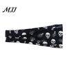 Halloween Sports Accessory Headbands for Women, Cute Pumpkin Ghost Bat Cat Skeleton Wide Hair Bands, Skull Headband Breathable Stretchy Non-Slip