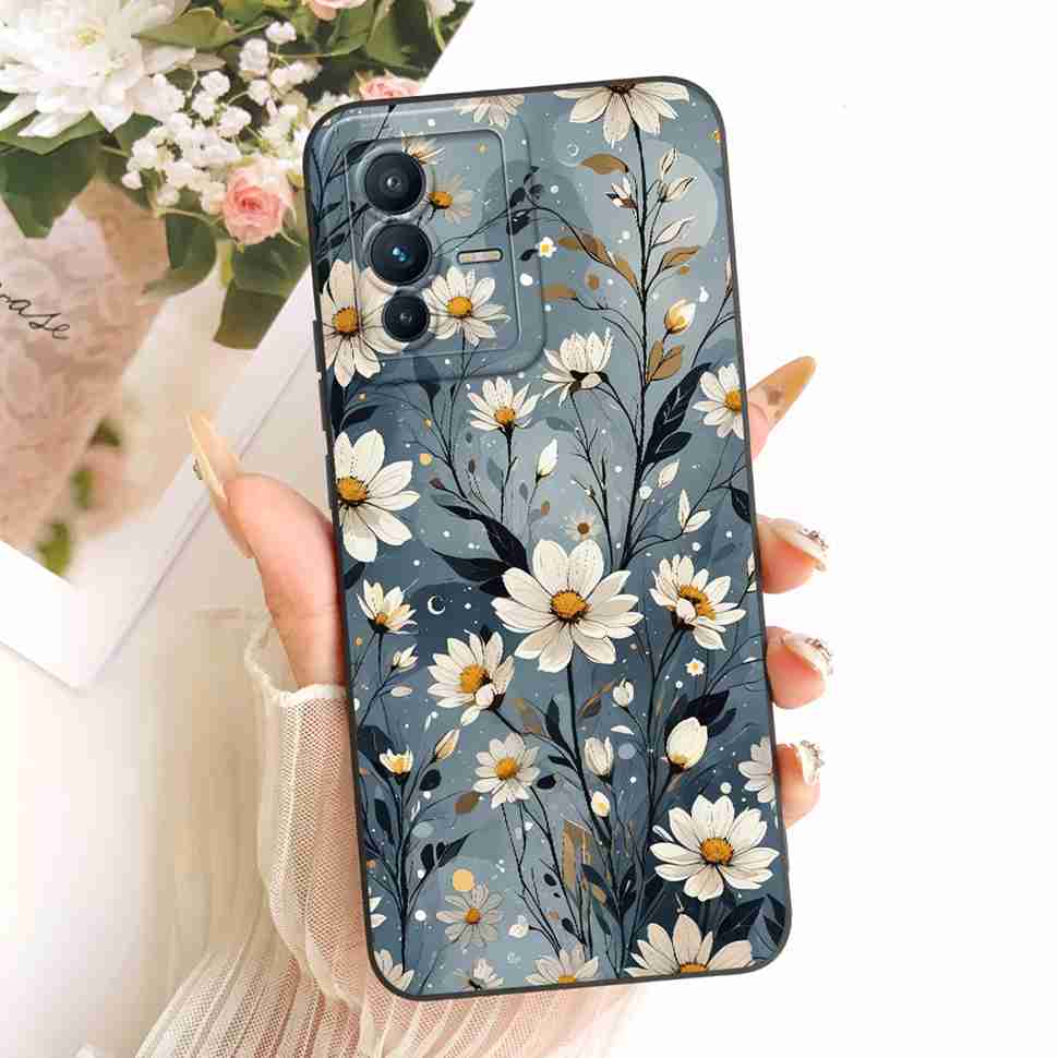 Cartoon Painted For vivo S12 Pro 5G V2163A Case Butterfly Cat Silicone Back Cover For Vivo S12 Pro s12 PRO 5G Phone Cases Bumper
