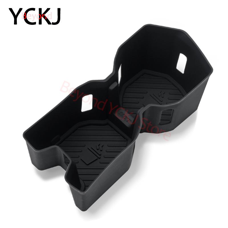 Central Control Cup Coaster For Grandkoleos Renault GEELY Monjaro Xingyue L 2021-2024 Insert Coasters Pads Interior Accessory 1pcs black