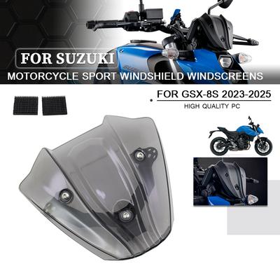 Für Suzuki GSX-8S GSX8S GSX 8S 2025 2025 2025 Motorradzubehör Sport Touren Windschutzscheibe Windschild Visier Deflektor