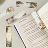 30pcs High Quality Aesthetic Paper Bookmark Vintage Elegant Book Club Page Markers Flowers Landscape Stationery Supplies Readers