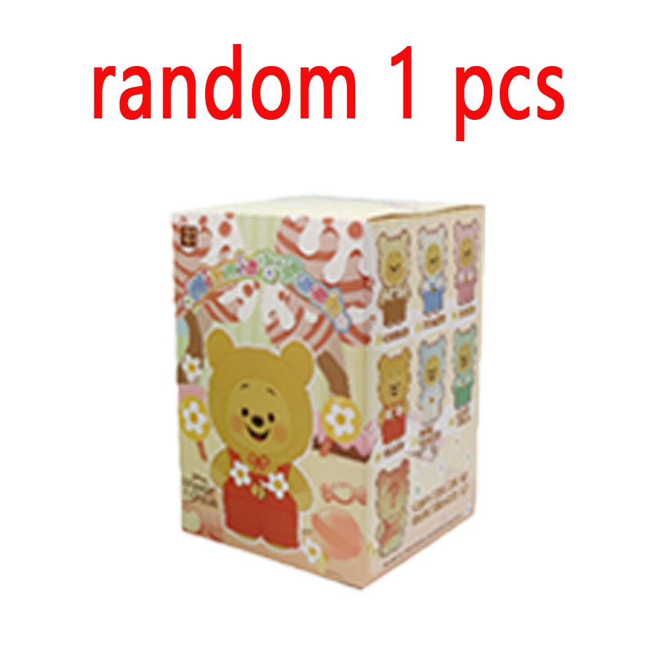 New Miniso Winnie The Pooh Candy Series Blind Box Kawayi Vinyl Face Pendant Pupu Bear Doll Fashion Trend Toy Kids Gift