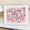 Kuromi Cartoon Diamond Painting Kit: Peace & Joy DIY Gift for Students and Kids.