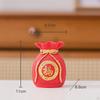 Bag Shaped Flower Vase Decorative Sculpture for Living Room Centerpiece