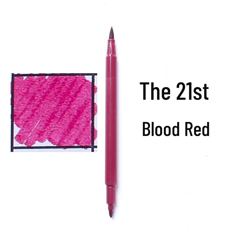 Large Capacity Double-Ended Watercolor Marker - Blue, Yellow, Black