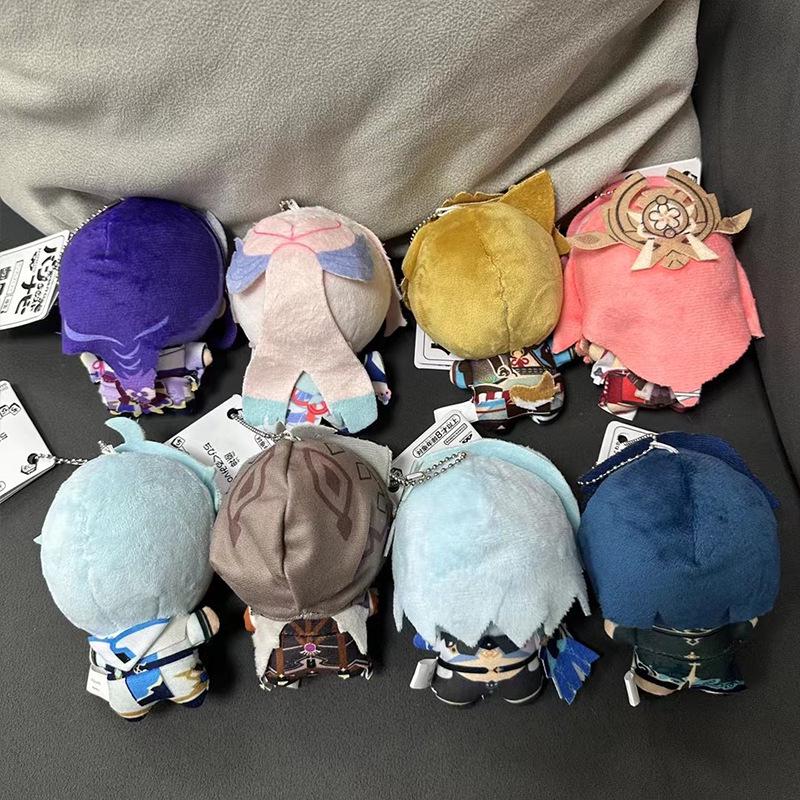 Genshin Impact Chibi Tartaglia Plush Pendant Keychain Ornament