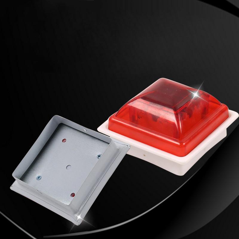 Rechargeable LED Solar Strobe Warning Lamp Highway Guardrail Outline Marker Solar Guardrail Light Reflective Outline Led Lights