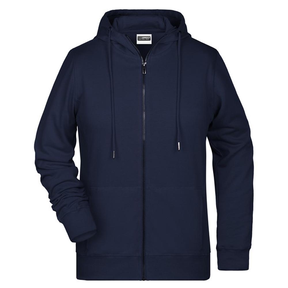 James and Nicholson Womens/Ladies Full Zip Hoodie