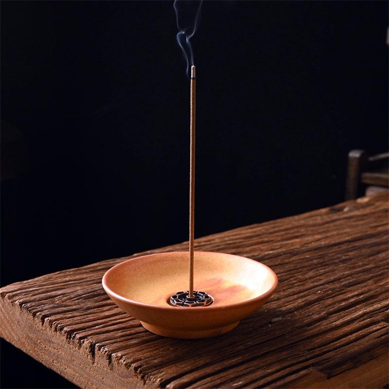 Colorful Small Ceramic Incense Holder for Sandalwood and Agarwood