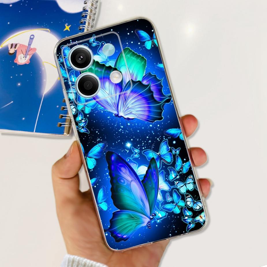 För Xiaomi Redmi Note 13 Pro Plus-skal Lyxigt målat fodral Klar silikontelefonskal för Redmi Note 13 Pro Note13 5G Mjukt skal