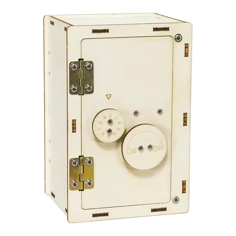 

DIY Mechanical Lock Box Creative Privacy Safe Toy Educational STEM Science Kit Building Blocks Model Assembled Technical Gift