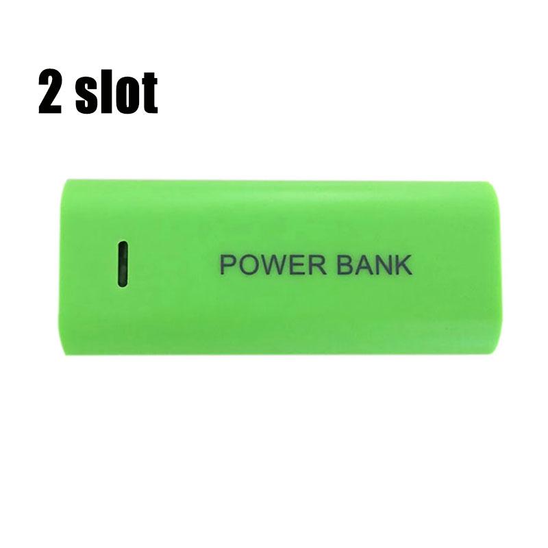 NEW! Portable Power Bank Case DIY 2Cell 18650 Battery Box For Smart Phone Charge 5V 1A For 18650 Battery With Indicator Light