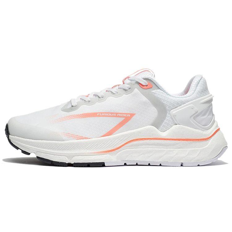 Li Ning Furious Rider 5.0 BOOM Technology Low Top Running Shoes Women's White Orange ARZR002-14
