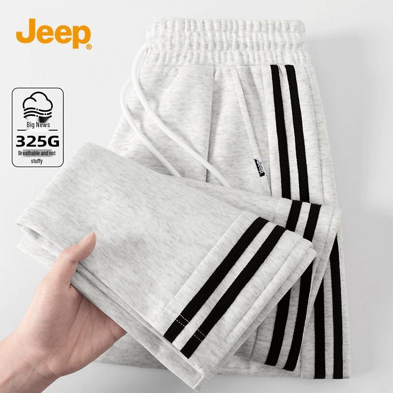 Jeep Men s Contrast Stripe Casual Straight-Leg Pants 2XL