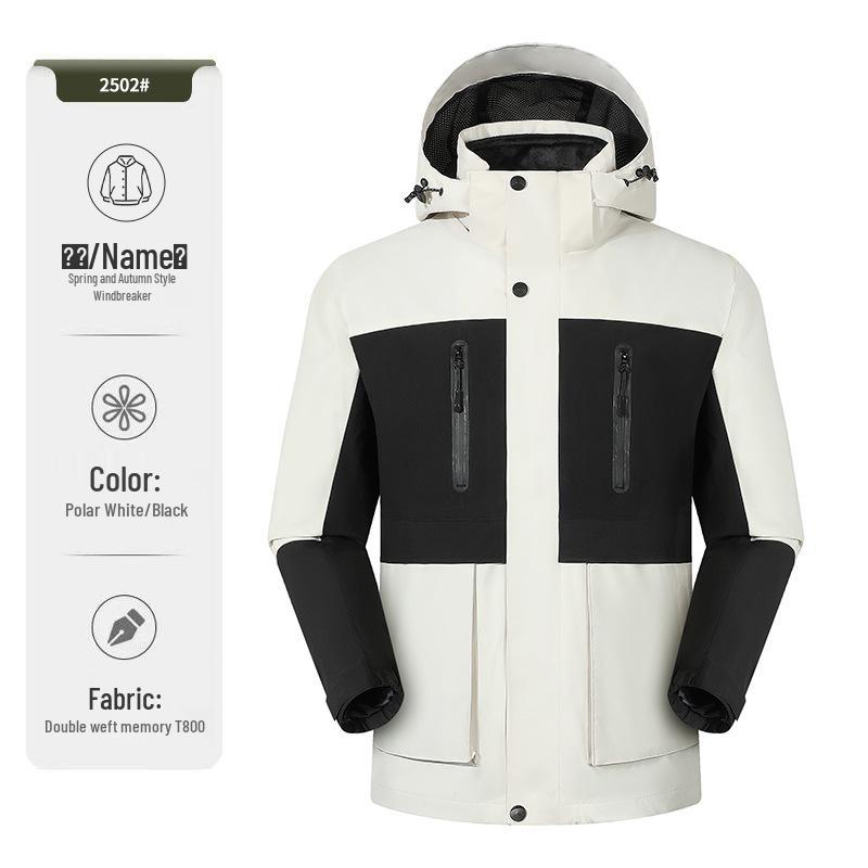 Custom Men's & Women's Outdoor 3-in-1 Detachable Workwear Jacket with Logo