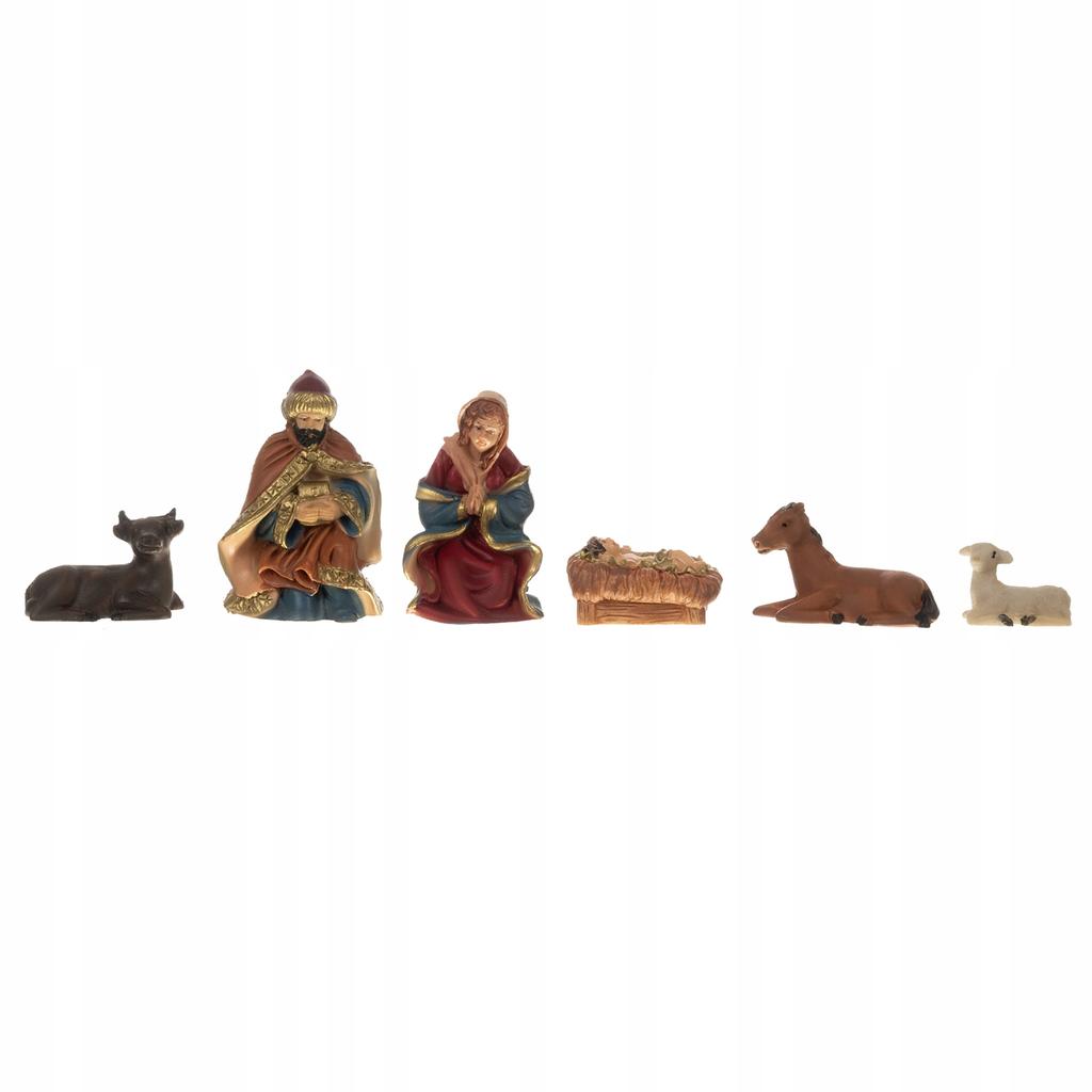 Figurki Do Szopki Bożonarodzeniowej Figury 10 Szt Szopka Bożonarodzeniowa