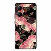 3D Cover For Redmi Turbo 4 Pro 5G Black Bumper Shell Flower Emboss Case Xiaomi POCO F7 Cartoon Flowers Anime Funda Phone Covers