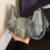 Versatile Bag Women S Chain Simple Shoulder Bag Casual Crescent Bag