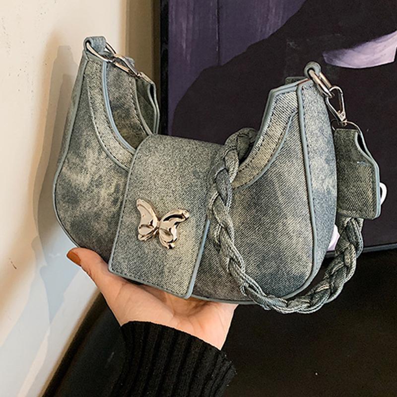 Versatile Bag Women S Chain Simple Shoulder Bag Casual Crescent Bag