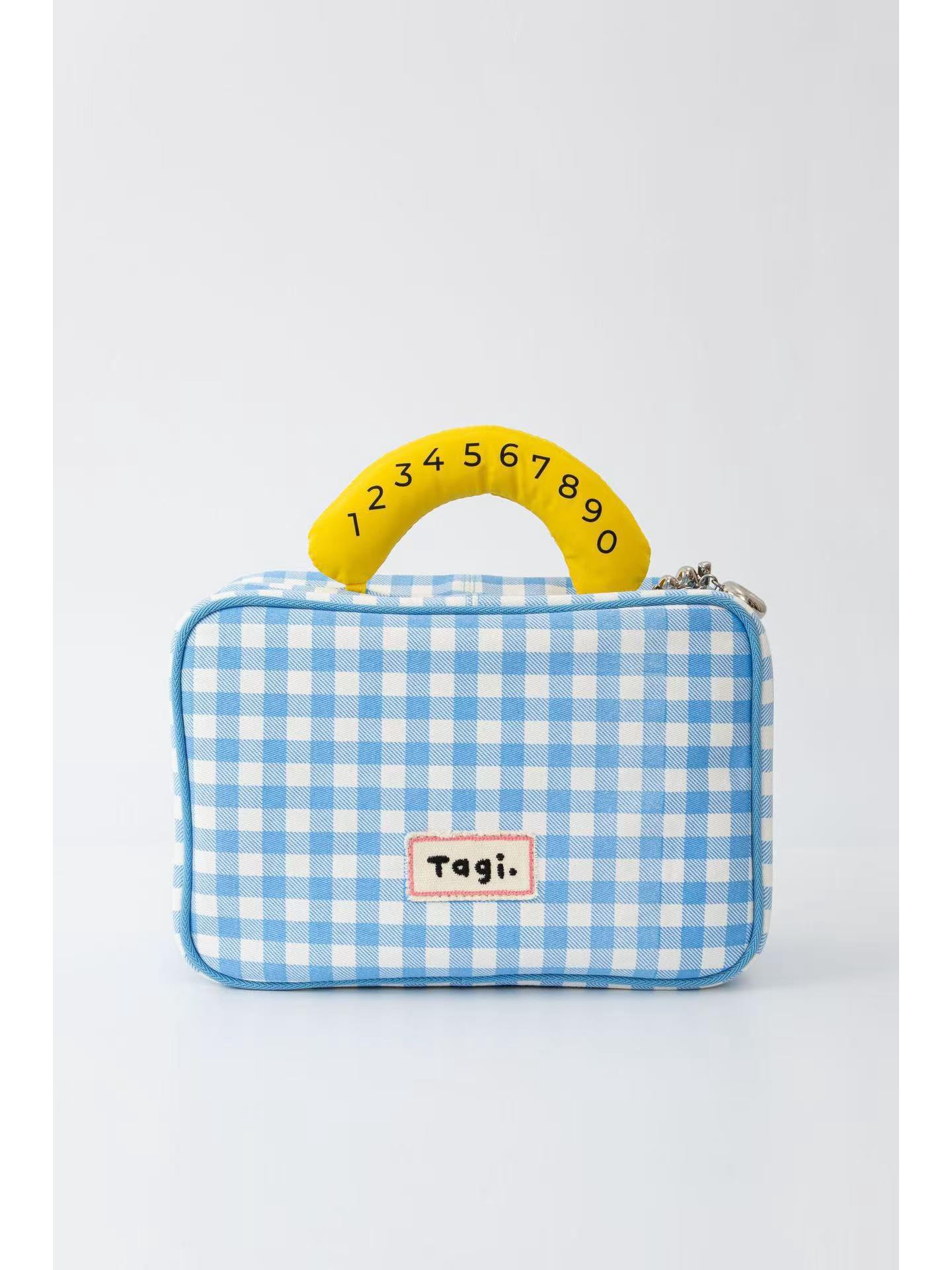 Tags. Ha Dou Double-Zip Large Capacity Makeup Bag - Travel & Handheld
