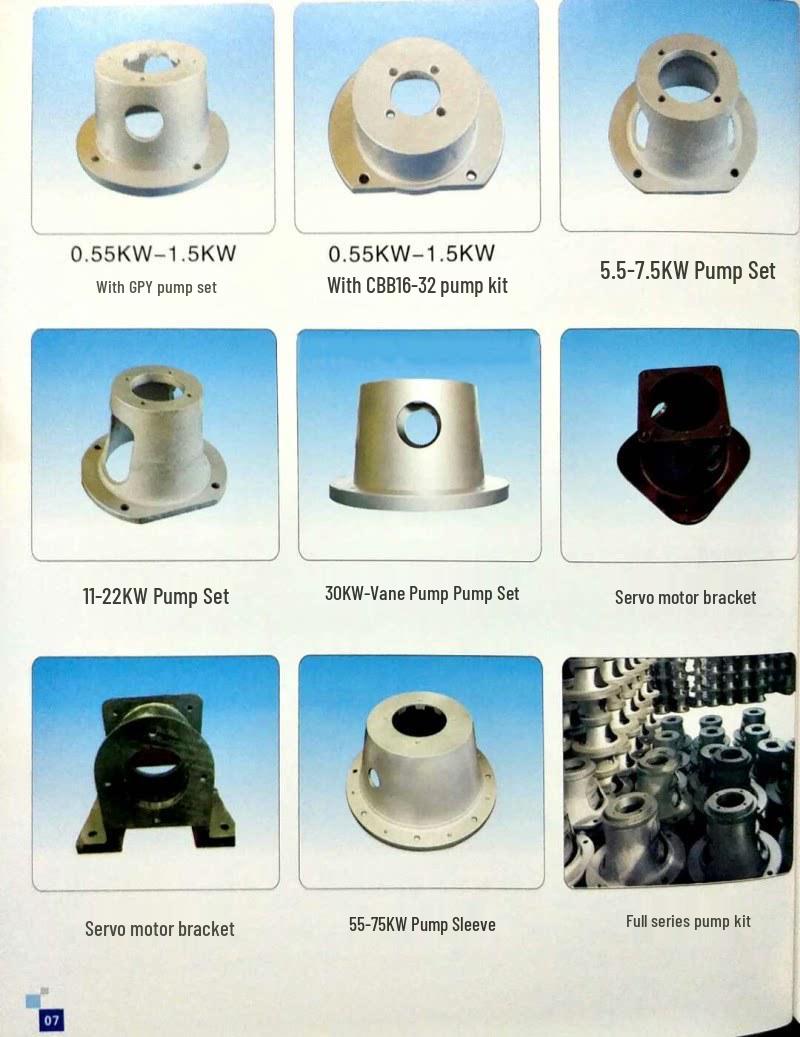 

Cast Iron Hydraulic Oil Pump Sleeve Bell Cover for 11KW-80CY25CY2.2KW5.5KW Plunger Bracket