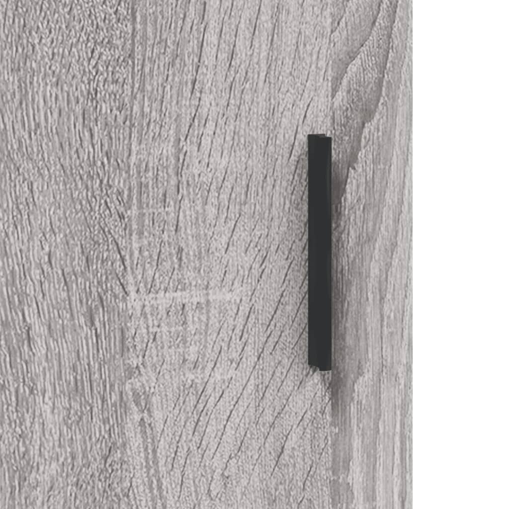 Highboard Gray Sonoma 34.5 x 34 x 180 cm Particleboard