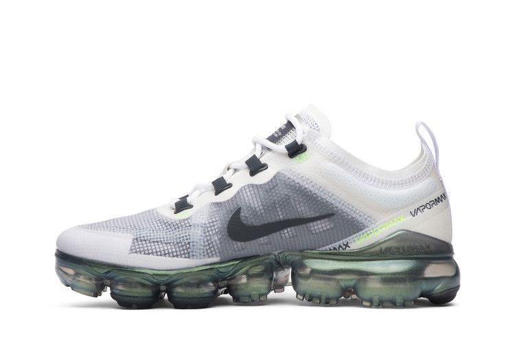 Nike Air VaporMax 2019 Premium White Platinum Tint Lime Blast