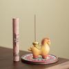 Zhinianhua Auspicious Money Horse Incense Holder