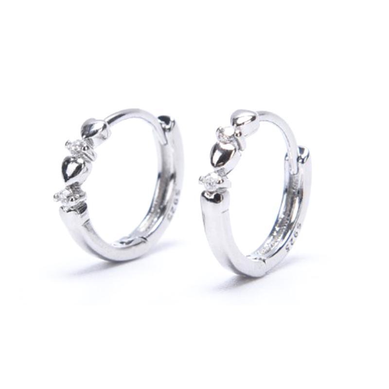 Love Heart Shape Weight Loss Earrings 925 Silver Earrings Fat Burning Jewelry