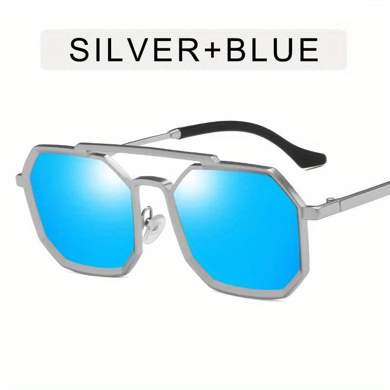 Buy Classic Metal Punk Square Sunglasses Men Women Retro  display picture 1
