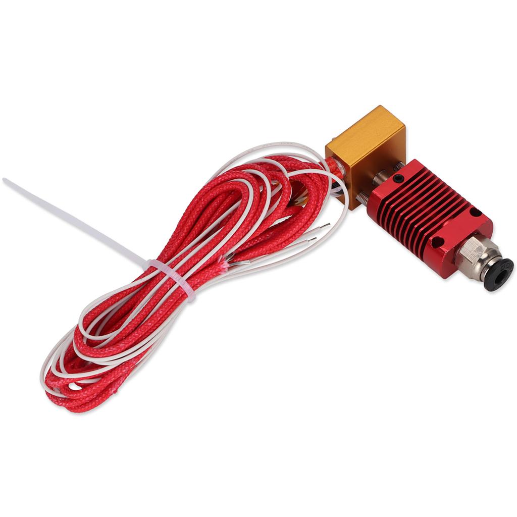 CR10 Red Extruder Hotend Kit External Threaded Connection 3D Printer Accessories(12V 40W)