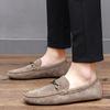 Large Size 38-47 Penny Loafers Men Male Boat Shoes Man Moccasins Suede Leather Flats Summer High Quality Men Casual Shoes
