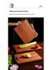 Wenge Wood Antibacterial Double-Sided Cutting Board – Anti-Mold, Solid Wood for Kitchen Use