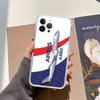 Custodia per Telefono con Logo A-Airbus per iPhone 11 13 16 12 17 14 15 Pro Max Plus Cover Posteriore Morbida Trasparente Coque