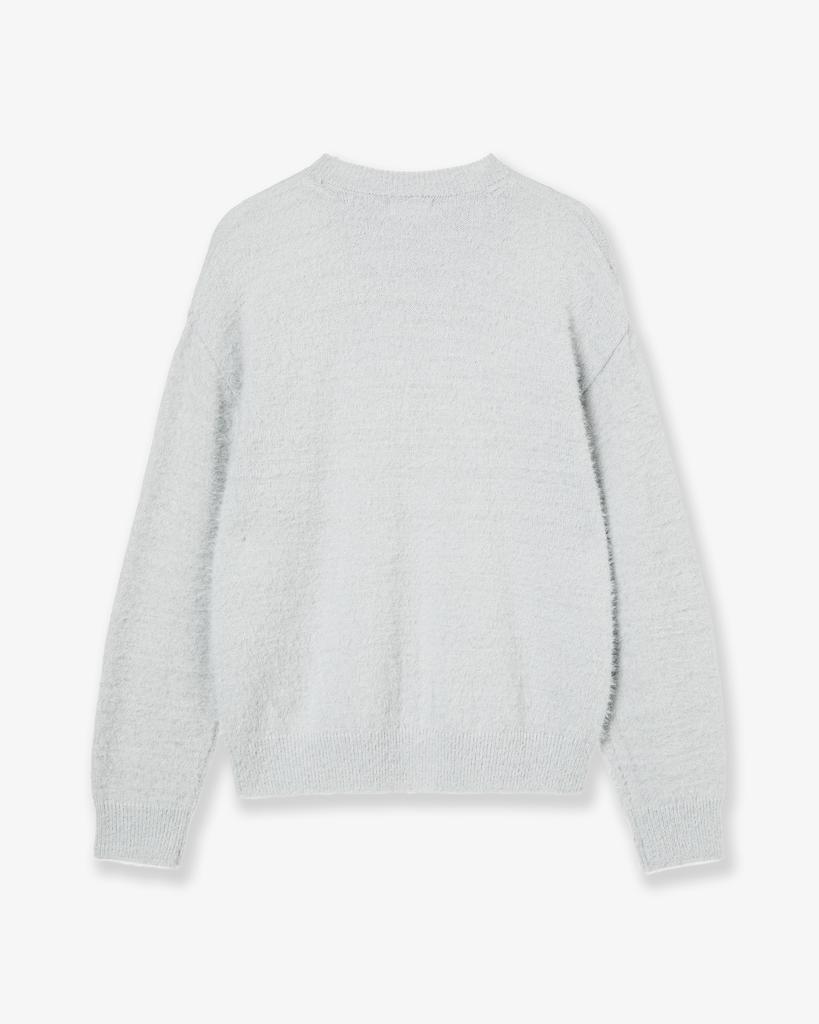 Eiieii Web Logo Knit Pullover [Light Gray]