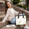 Elegant Floral Tote Bag for Daily Commute Shopping Versatile Fashion Shoulder Bag
